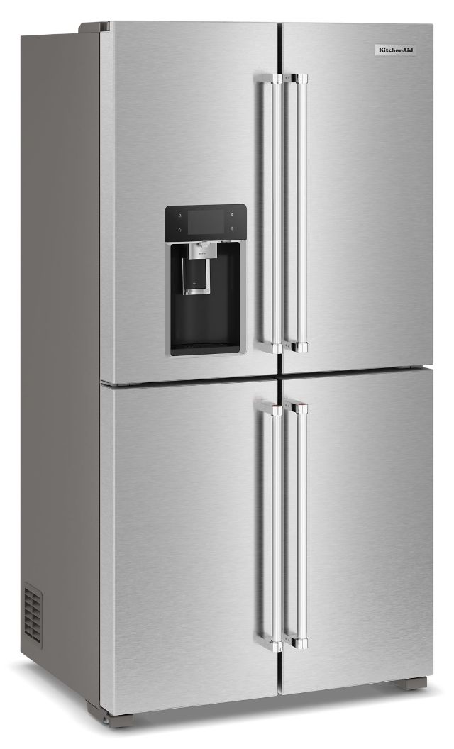 KitchenAid® 36" 19.4 Cu. Ft. Fingerprint Resistant Stainless Steel Counter Depth French Door Refrigerator-2