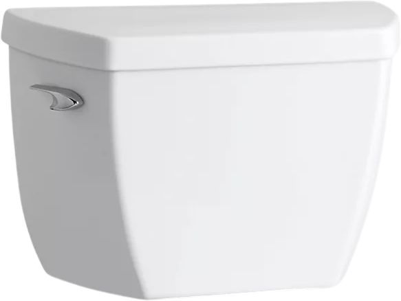 KOHLER® Highline® Classic White Left-Hand Trip Toilet Tank, 1.0 Gpf-0