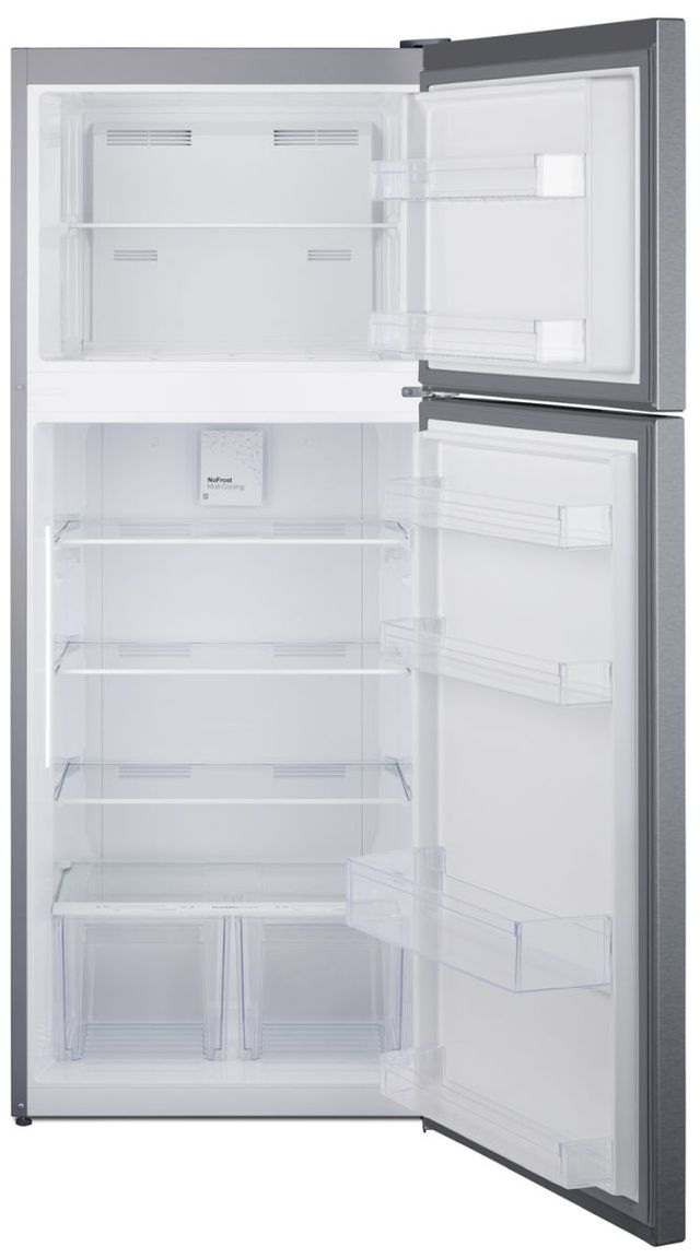 Summit® 28 in. 14.3 Cu. Ft. Stainless Steel Counter Depth Top Freezer Refrigerator-2