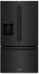 ZLINE 36" 28.9 Cu. Ft. Black Stainless Steel Freestanding French Door Refrigerator-0
