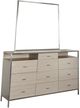 Michael Amini® Silverlake Village Washed Oak Dresser and Mirror-0