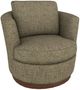 Best® Home Furnishings Customizable Tina Swivel Chair with Dark Walnut Legs-0