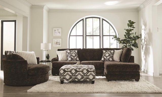Albany Industries 2-Piece Galactic Chocolate Right-Arm Facing Chaise Sectional-1