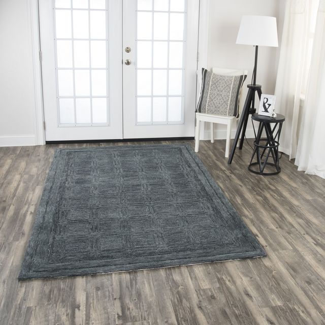 Rizzy Home Fifth Avenue Dark Gray 9' x 12' Rug-2