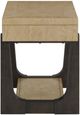 Emerald Home Sutton Place Caramel Chairside Table with Cocoa Base-5