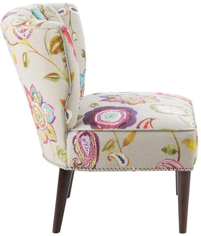 Olliix by Madison Park Multi Korey Channel Back Slipper Chair-2