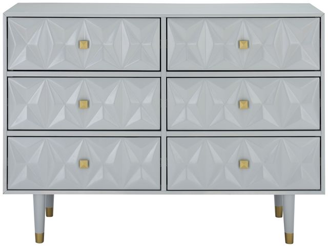 Linon Geo Gray Dresser-2