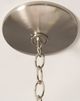 YHD Alta Peak Acid Washed/Satin Steel 5-Light Chandelier-5