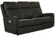 La-Z-Boy® Finley Onyx Leather Power Wall Reclining Sofa with Headrest and Lumbar-0