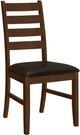 Monarch Specialties Inc. 2-Piece Brown/Walnut High Slat-Back Side Chair Set-0