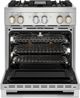 JennAir® RISE™ 30" Stainless Steel Pro Style Dual Fuel Range-1