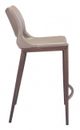 Zuo® Ace Gray and Walnut Set of 2 Counter Chairs-2