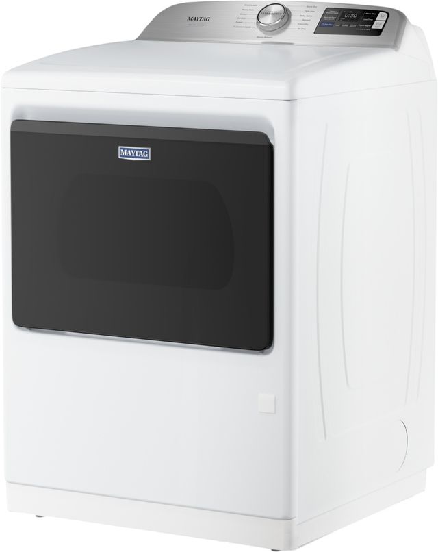 Maytag® 7.4 Cu. Ft. White Smart Front Load Electric Dryer with Pet Pro Option-4