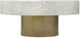 A & B Home Capella Cream Capiz Coffee Table with Gold Base -0