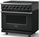 Viking® 7 Series 36" Antique Bronze Pro Style Dual Fuel Range-3