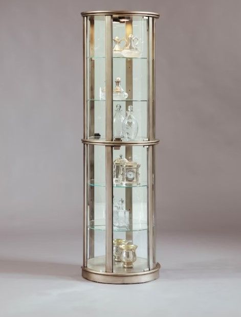 Pulaski™ PFC Platinum Glass Door Curio-2