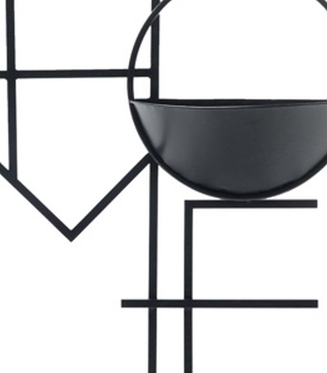 Signature Design by Ashley® Dunster Black Wall Planter On Stand-1