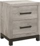 Mazin Furniture Zephyr Gray/Light Gray Nightstand-0