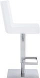 Armen Living Legacy White Swivel Bar Stool-1