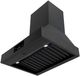 Induction Hardware 36" Black Stainless Steel Wall Mounted Range Hood-3