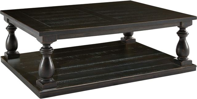 Signature Design by Ashley® Mallacar Black Coffee Table-0