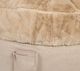 CordaRoy's® Nest Beige Bunny Fur Full Bean Bag Cover with Pillow-1