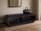 International Furniture Direct Balam Stained Dark Bench-1
