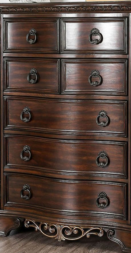 Furniture Of America® Menodora Brown Cherry Chest-2