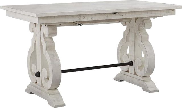 Magnussen Home® Bronwyn Alabaster 66" Rectangular Counter Height Dining Table-0