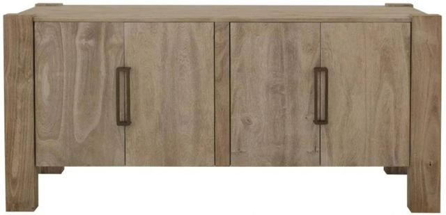 International Furniture Direct Luma Sand Brown Console-4