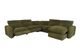 Alexandra Home Soho Peat 5pc Power Reclining Sectional -2