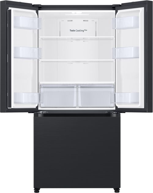 Samsung 33" 17.5 Cu. Ft. Fingerprint Resistant Matte Black Stainless Steel Counter Depth French Door Refrigerator-1