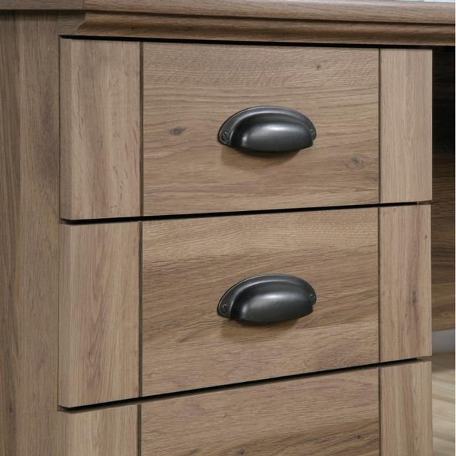 Sauder® Harbor View® Salt Oak® Corner Computer Desk-3
