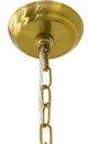YHD Baron Antique Brass/Matte Black 6-Light Chandelier-5