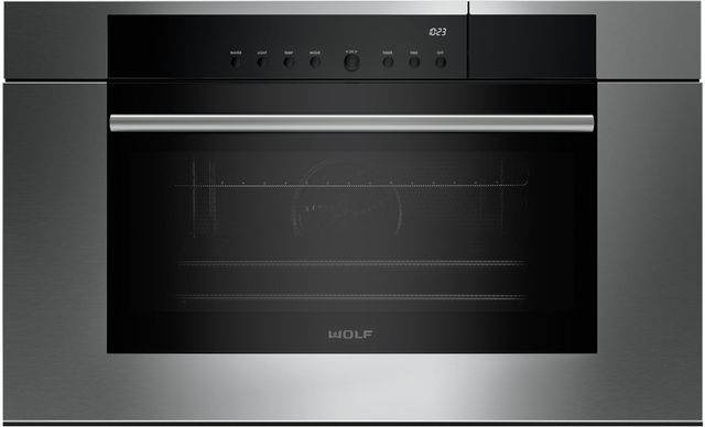 Wolf® M Series 30" Stainless Steel Transitional Convection Steam Oven-0