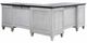 Martin Furniture Gray/White Hartford L-Shaped Desk -1