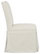 Fairfield® Customizable Entree Dining Pull Short Back Skirted Dining Chair with Tobacco Legs-2