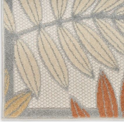 Nourison Home™ Aloha Blue Mocha 5'x8' Area Rug-4