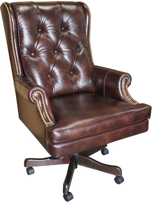 Parker House® Havana Leather Desk Chair-0