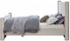 Meridian Furniture Elias Cream Velvet Full Upholstered Panel Bed-2