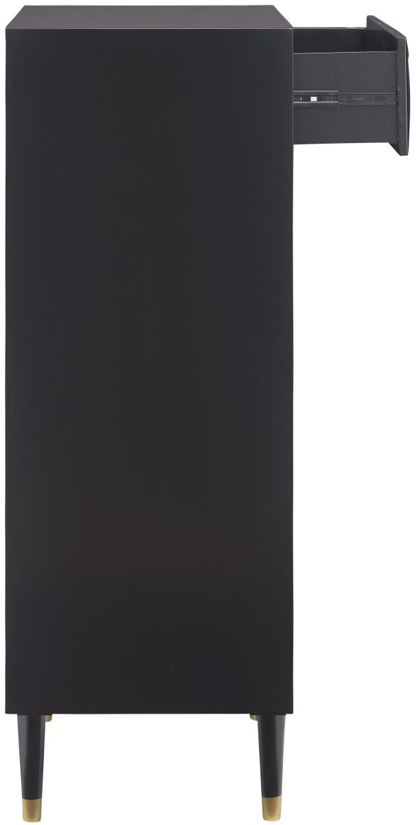 Linon Geo Black Chest Of Drawers-3