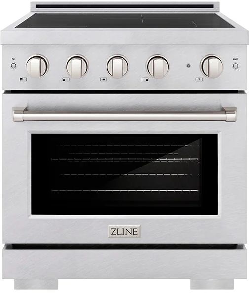 ZLINE Paramount 30" Satin Stainless Steel Pro Style Induction Range-0