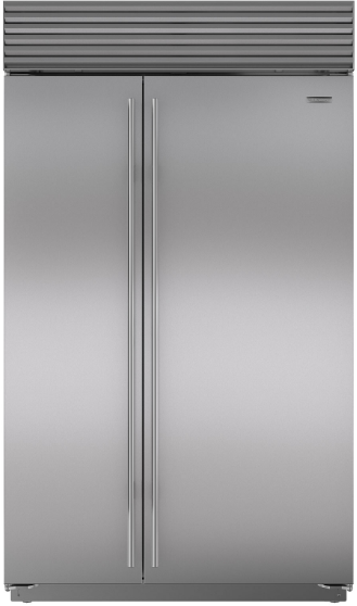 Sub-Zero® 28.2 Cu. Ft. Stainless Steel Built In Side By Side Refrigerator-0