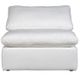 Moe's Home Collection Terra Condo Lounge 4-Piece Cream White L-Shaped Modular Sectional and Ottoman-4