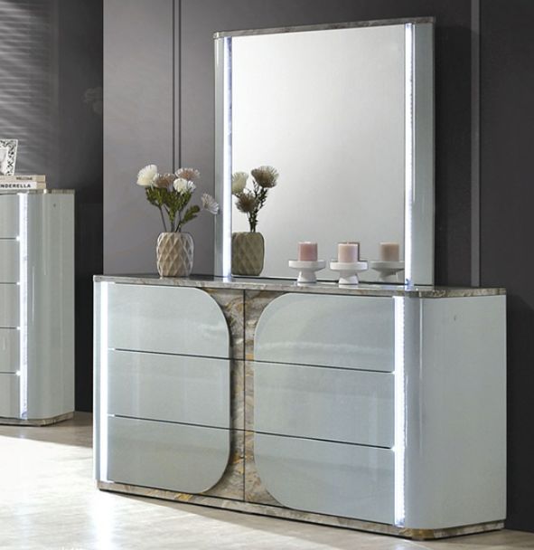 Furniture of America® Cleburne Light Gray Dresser-0