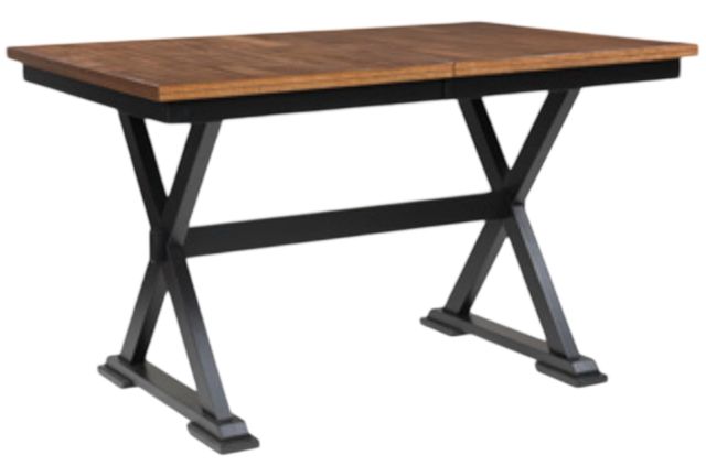 Signature Design by Ashley® Wildenauer Brown Counter Dining Table with Black Base-0