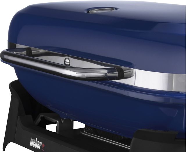 Weber® Lumin 26" Deep Ocean Blue Tabletop Electric Grill-3