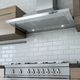 XO Stainless Steel 36" Wall Mount Professional Chimney Range Hood-3