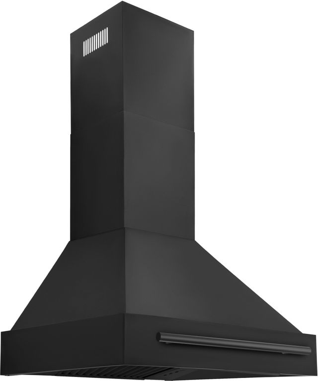 ZLINE 30" Black Stainless Steel Wall Mounted Range Hood-1
