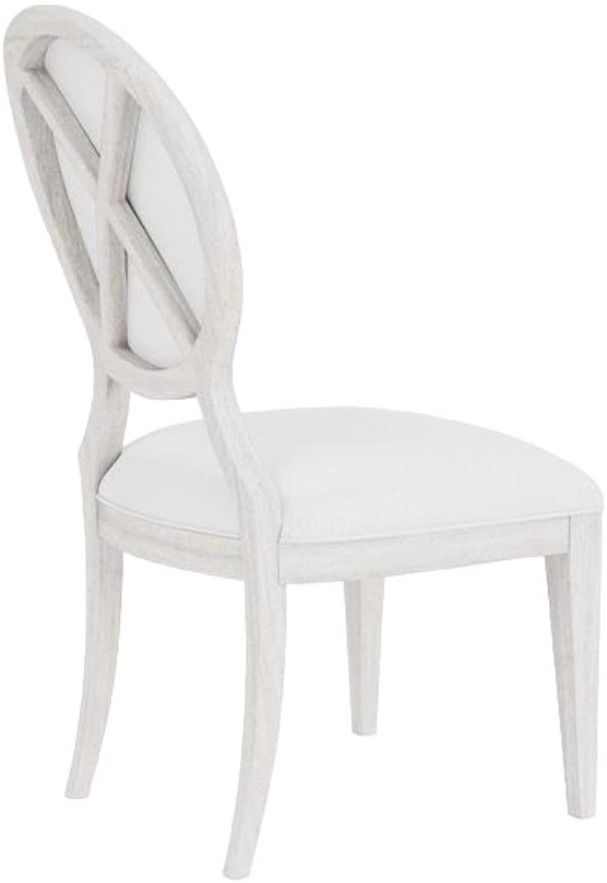 Riverside Furniture Hepburn 2-Piece Platinum Drift Upholstered Dining Side Chair Set-3